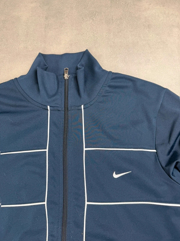 Nike Track Jacket – Schwarz – Piping – größe S