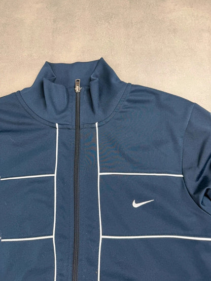 Nike Track Jacket – Schwarz – Piping – größe S