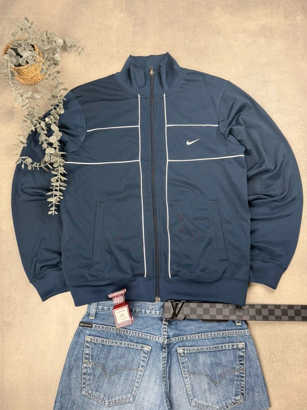 Nike Track Jacket – Schwarz – Piping – größe S
