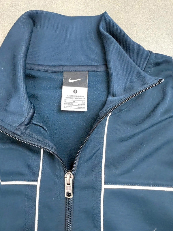 Nike Track Jacket – Schwarz – Piping – größe S