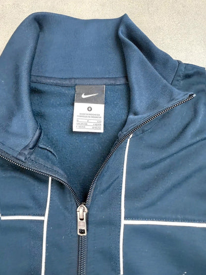 Nike Track Jacket – Schwarz – Piping – größe S