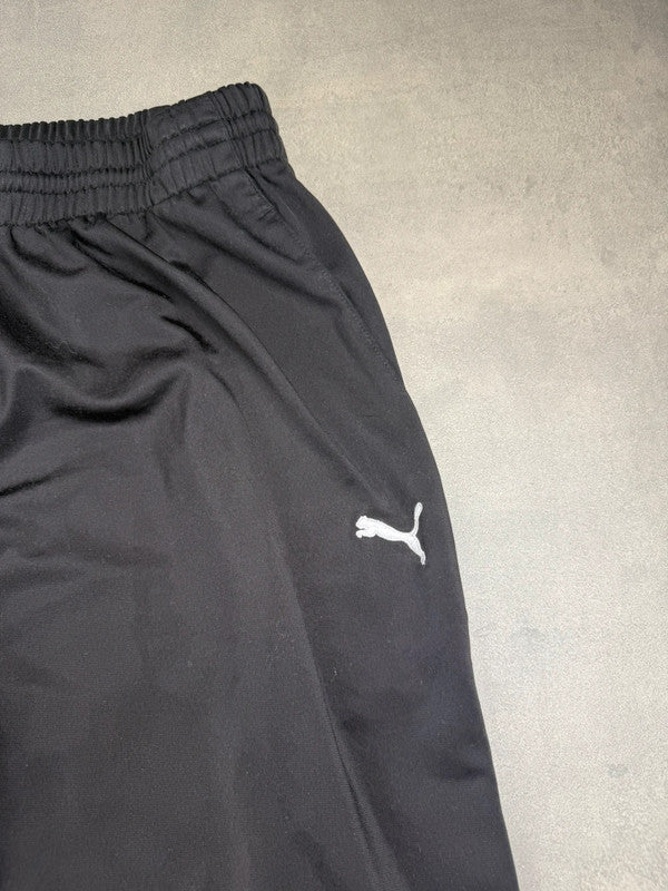 Puma Vintage Trainingshose Schwarz Beinsipper L-XL Sporthose Jogginghose trackpants