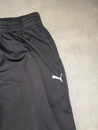Puma Vintage Trainingshose Schwarz Beinsipper L-XL Sporthose Jogginghose trackpants