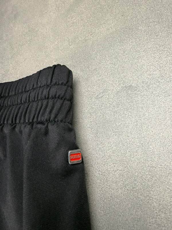 Puma Vintage Trainingshose Schwarz Beinsipper L-XL Sporthose Jogginghose trackpants