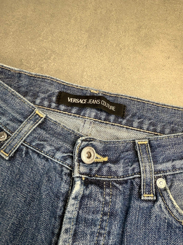 Versace Jeans – Blau – Made in Italy – W32 / EU 46 – Luxury Denim
