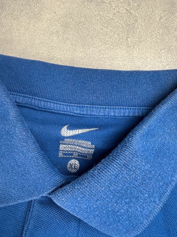Nike Frankreich Polo Shirt – Blau – XL – Baumwolle Fußball