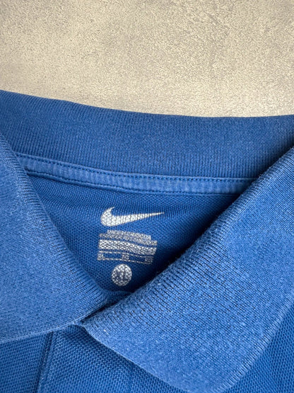 Nike Frankreich Polo Shirt – Blau – XL – Baumwolle Fußball