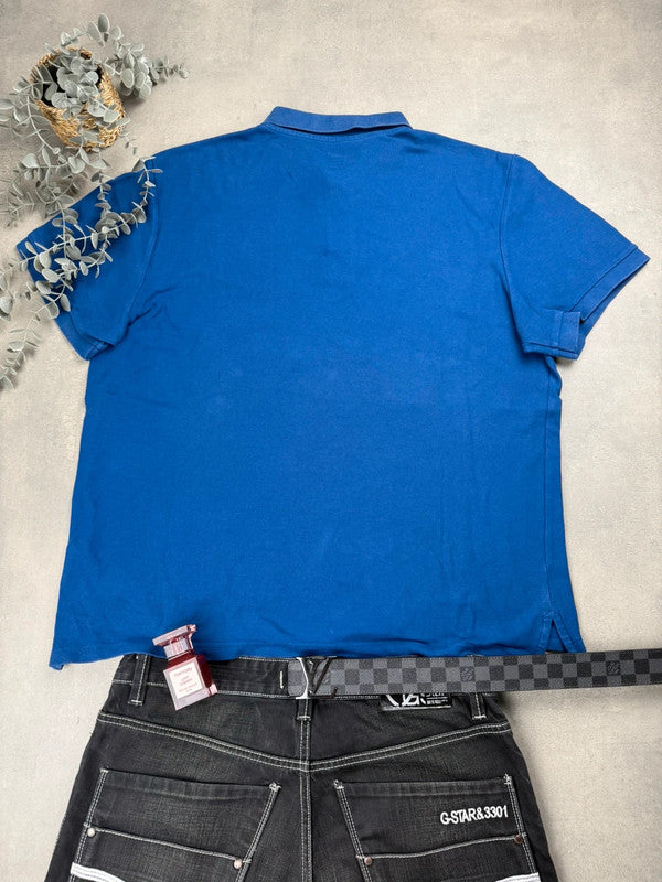 Nike Frankreich Polo Shirt – Blau – XL – Baumwolle Fußball