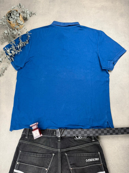 Nike Frankreich Polo Shirt – Blau – XL – Baumwolle Fußball