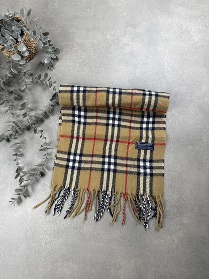 Burberry Schal – Beige – 100 % Lammwolle – 1.09