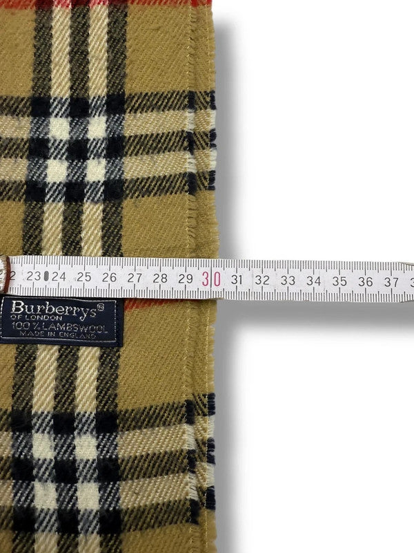Burberry Schal – Beige – 100 % Lammwolle – 1.09