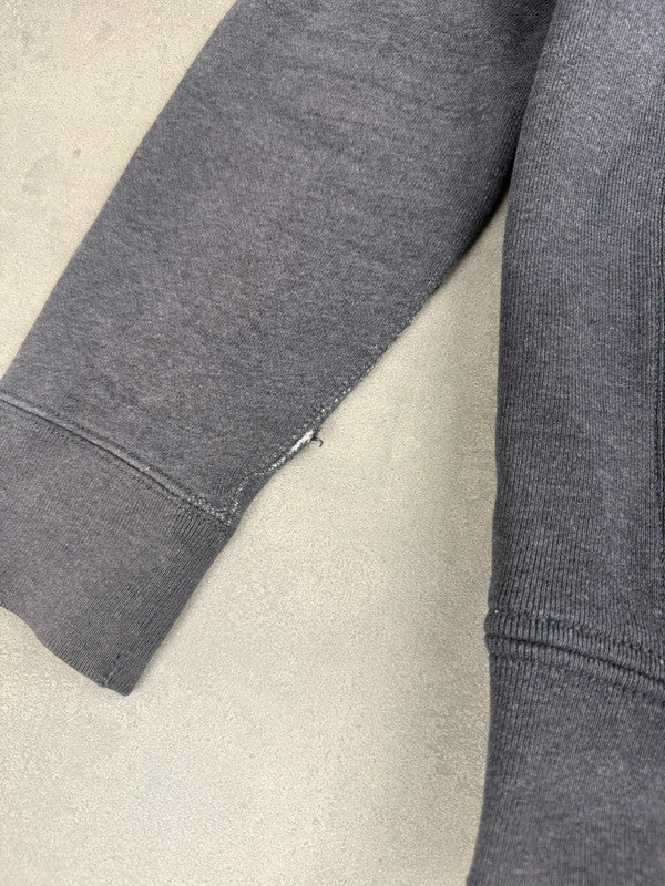 Ralph Lauren Zip Hoodie – Grau – Distressed Edition – Größe L