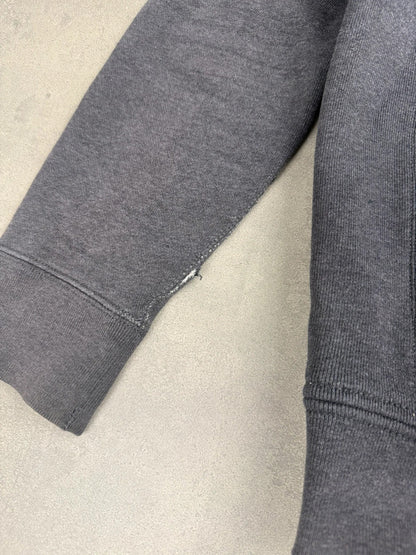 Ralph Lauren Zip Hoodie – Grau – Distressed Edition – Größe L