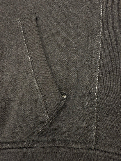 Ralph Lauren Zip Hoodie – Grau – Distressed Edition – Größe L