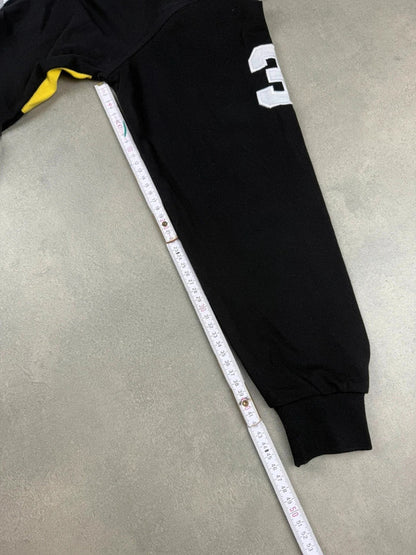 Ralph lauren Polo – United States – Langarm – Schwarz/Gelb – Größe S