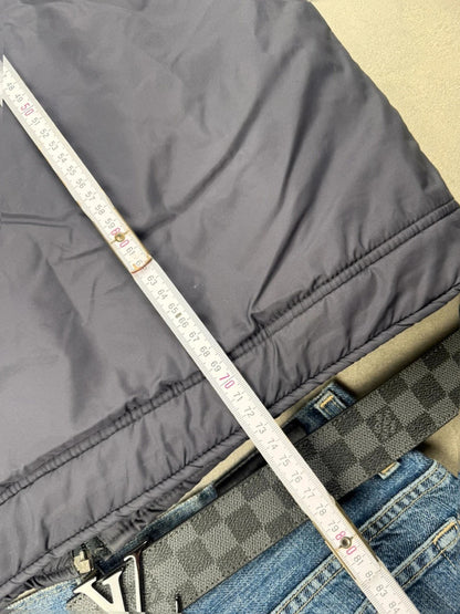 Nike Cortez Winterjacke – Schwarz – Y2K – Größe L