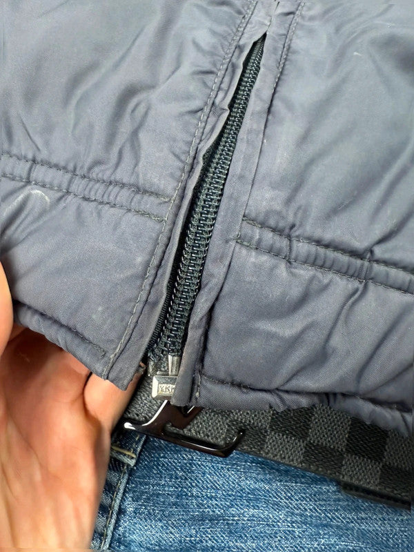 Nike Cortez Winterjacke – Schwarz – Y2K – Größe L