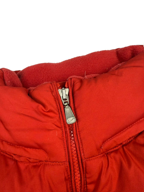 Nike pufferweste – rot – Vintage – Herren L