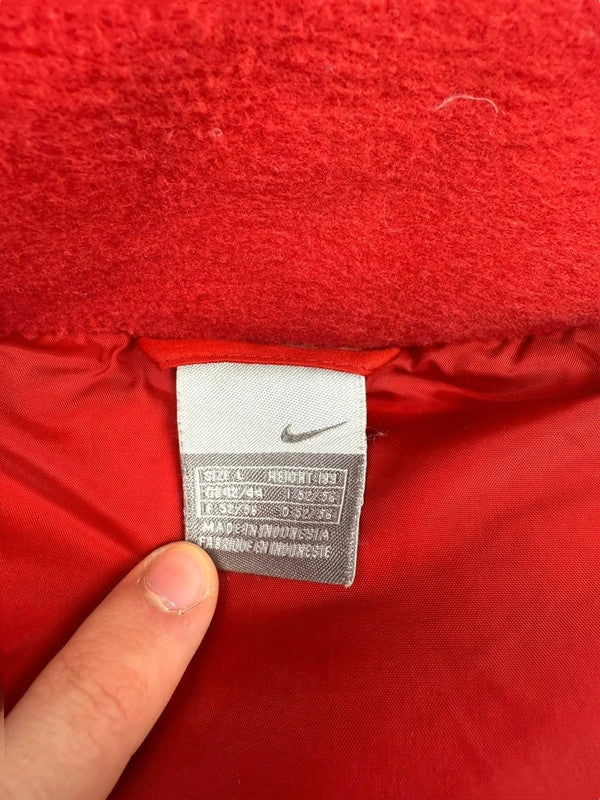 Nike pufferweste – rot – Vintage – Herren L