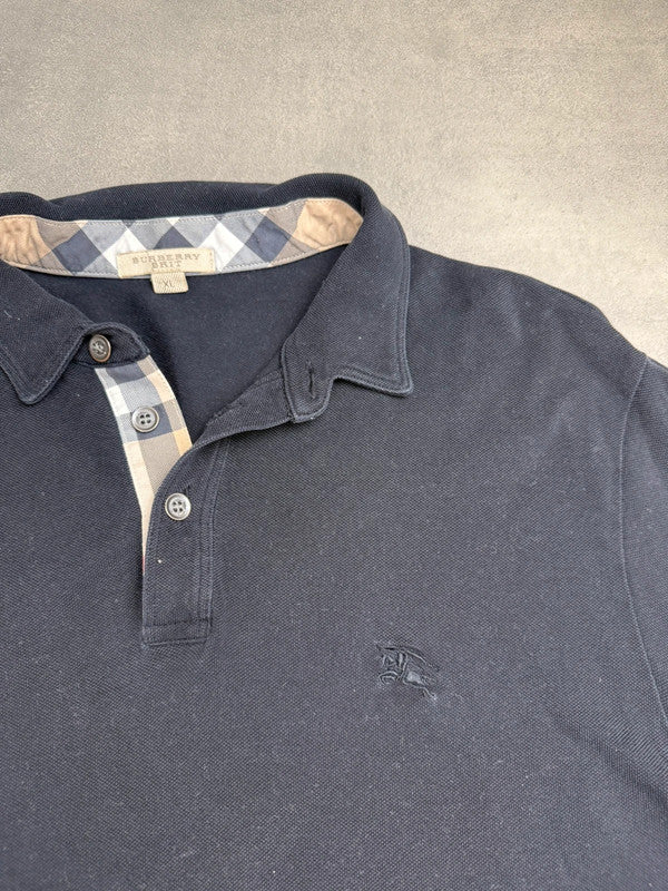 Burberry Vintage Polo – Schwarz – Größe XL