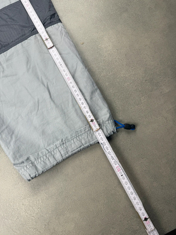 Nike Hex Trackpants – Grau – Open Leg – Y2K – Größe S