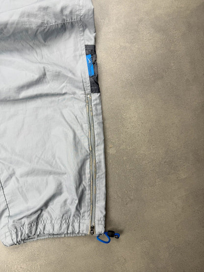 Nike Hex Trackpants – Grau – Open Leg – Y2K – Größe S