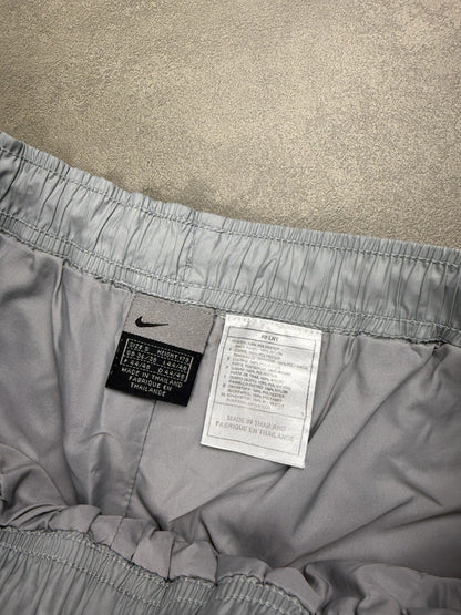 Nike Hex Trackpants – Grau – Open Leg – Y2K – Größe S