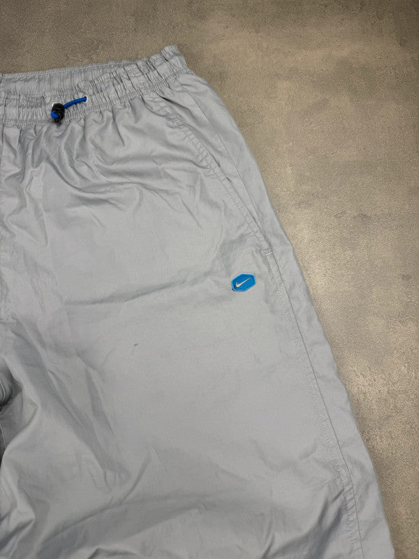 Nike Hex Trackpants – Grau – Open Leg – Y2K – Größe S