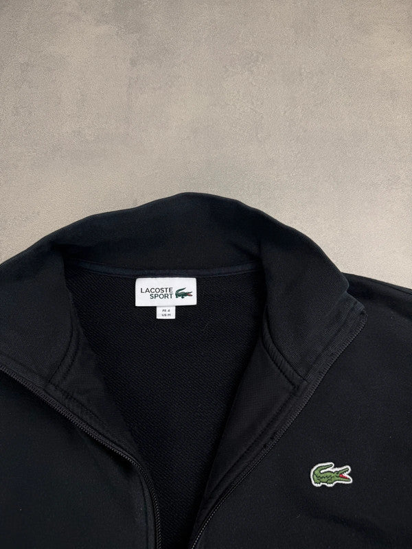 Lacoste Full Zip Sweater – Schwarz – Größe M