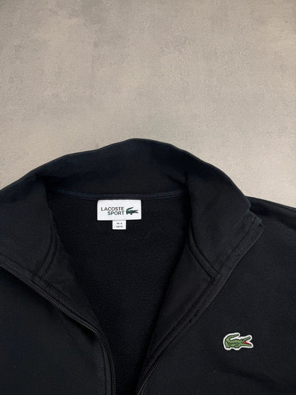 Lacoste Full Zip Sweater – Schwarz – Größe M