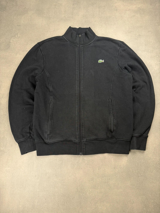 Lacoste Full Zip Sweater – Schwarz – Größe M