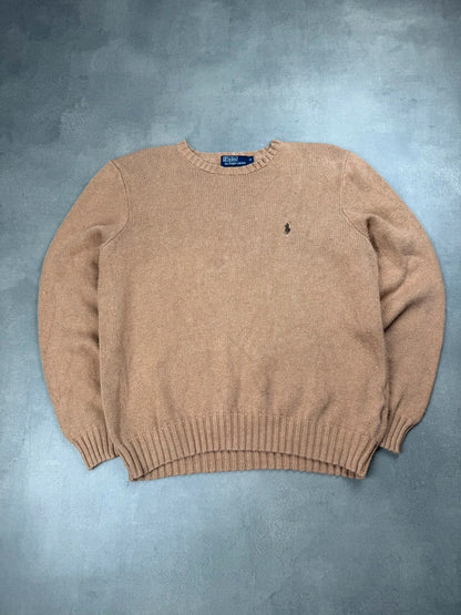 Ralph Lauren Strick Sweater – Beige – Größe M