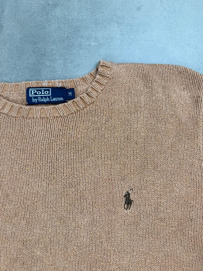 Ralph Lauren Strick Sweater – Beige – Größe M
