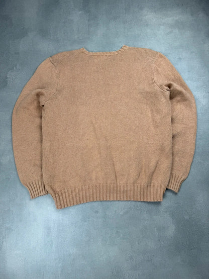 Ralph Lauren Strick Sweater – Beige – Größe M