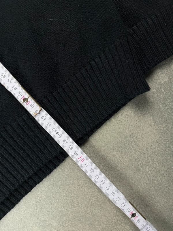 Ralph Lauren Quarter Zip Sweater – Schwarz – Größe L