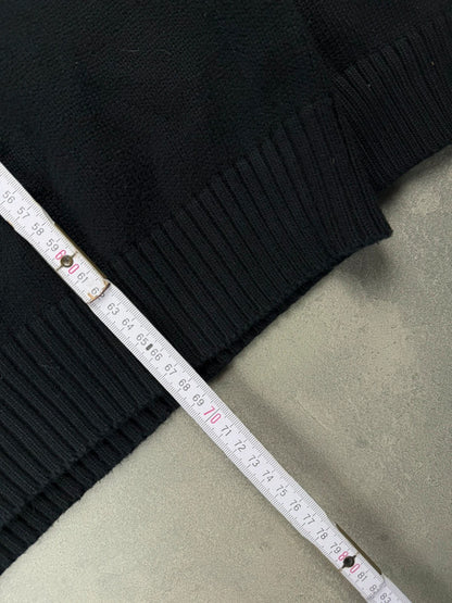 Ralph Lauren Quarter Zip Sweater – Schwarz – Größe L