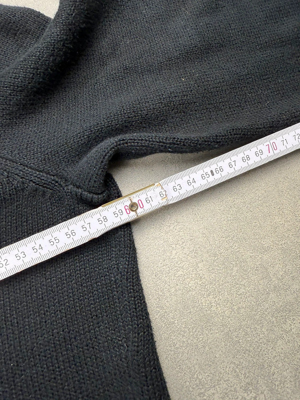 Ralph Lauren Quarter Zip Sweater – Schwarz – Größe L