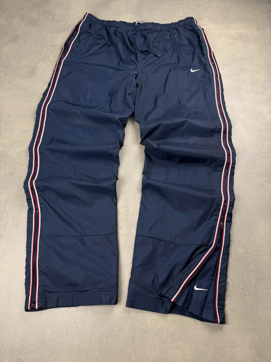 Nike Trackpants – Marineblau – Open Leg Stitching – Größe XL