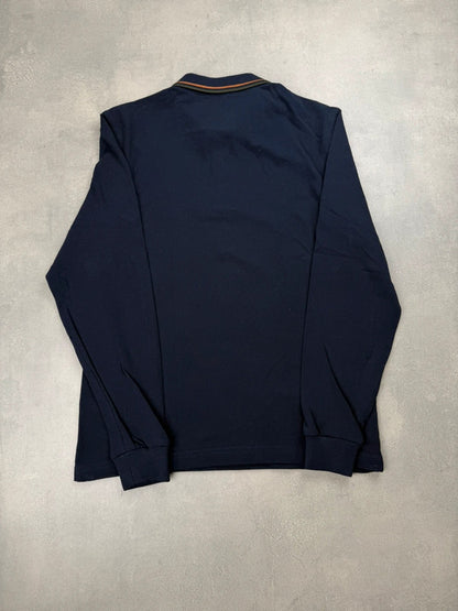 Fred Perry Langarm Poloshirt – Größe S