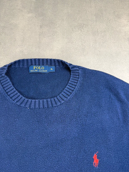Ralph Lauren Strickpullover – Größe XL marineblau top