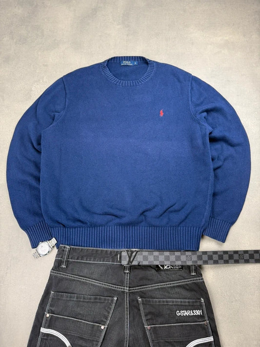 Ralph Lauren Strickpullover – Größe XL marineblau top