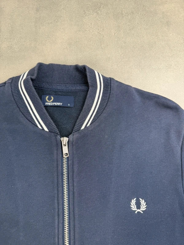 Fred Perry Zip Jacket – Marineblau – Größe S