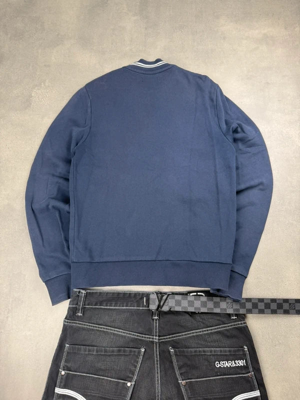 Fred Perry Zip Jacket – Marineblau – Größe S