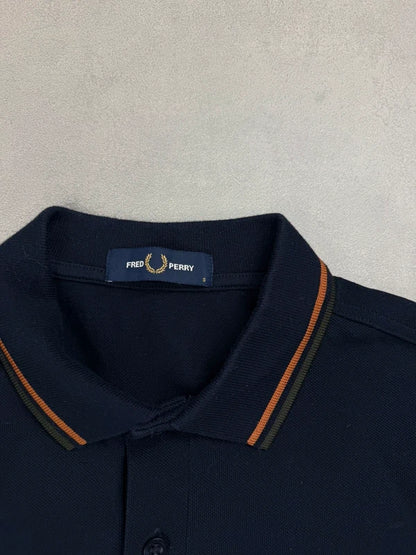 Fred Perry Langarm Poloshirt – Größe S