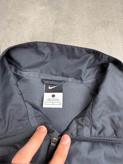 Juventus Turin Nike Track Jacket – Schwarz Grau – Vintage – Größe L