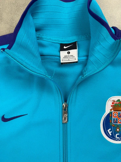Nike FC Porto Track Jacket – Türkis Blau – Vintage – Größe L