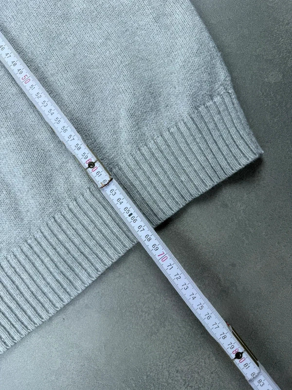 Ralph Lauren Strick Sweater – Grau – Größe L