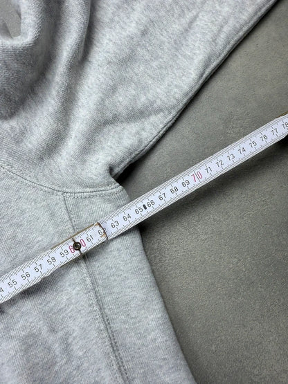 Ralph Lauren Zip Hoodie – Grau – Größe L – Old Money