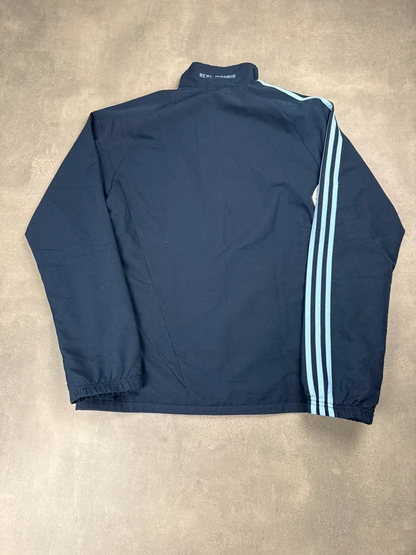 Adidas Real Madrid Tracksuit – Marineblau Weiß – Größe L