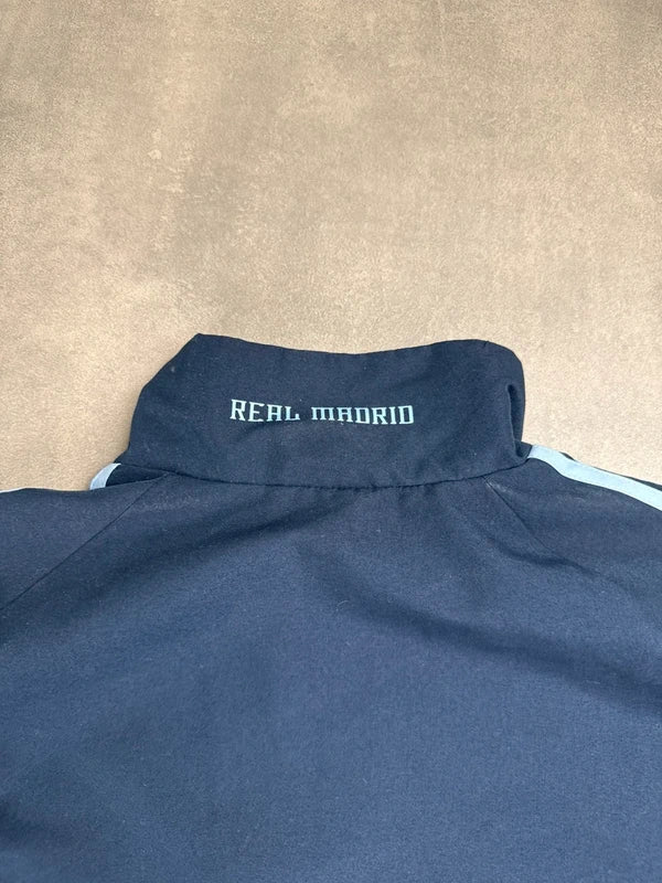 Adidas Real Madrid Tracksuit – Marineblau Weiß – Größe L